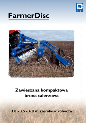 Disk çinko tırmığı DAL-BO FarmerDisc 300