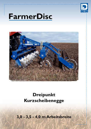 Disk çinko tırmığı DAL-BO FarmerDisc 400