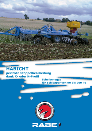 Disc-zinc harrow Rabe Habicht-FoX 34-C