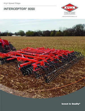 Disk çinko tırmığı Kuhn Interceptor 8050-25
