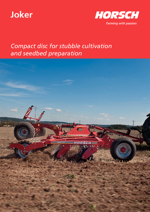 Disc-zinc harrow Horsch Joker 10 RT