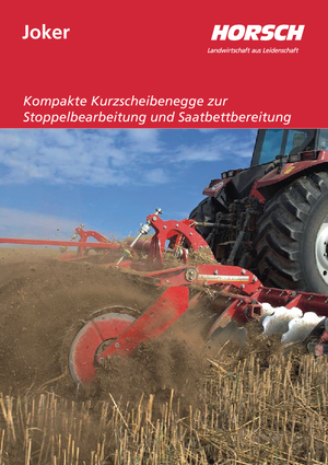 Disc-zinc harrow Horsch Joker 3 CT