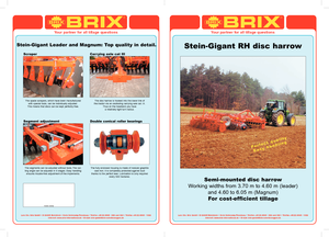 Disc-zinc harrow Brix Magnum 510