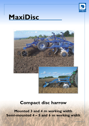 Disk çinko tırmığı DAL-BO MaxiDisc 400