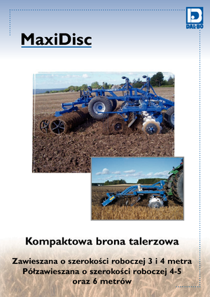 Disk çinko tırmığı DAL-BO MaxiDisc 400