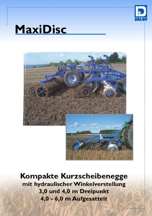 Disk çinko tırmığı DAL-BO MaxiDisc 400