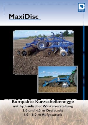 Disc-zinc harrow DAL-BO MaxiDisc 500