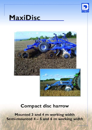 Disc-zinc harrow DAL-BO MaxiDisc 500