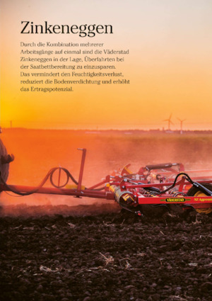 Disk çinko tırmığı Väderstad NZ Mounted 500