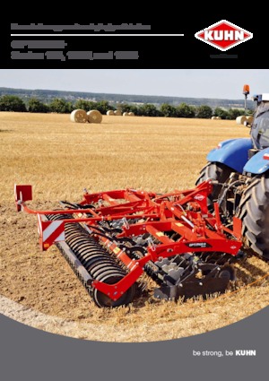 Disc-zinc harrow Kuhn Optimer 403