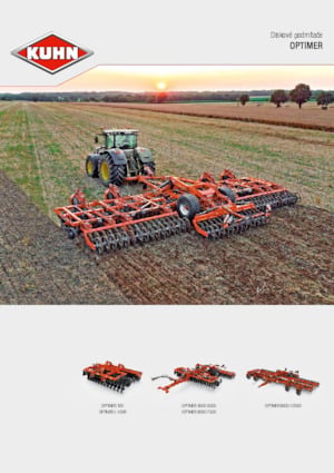Disc-zinc harrow Kuhn Optimer L 350