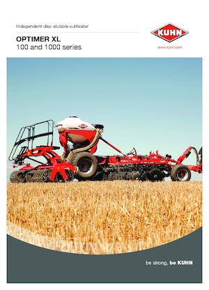 Disk çinko tırmığı Kuhn Optimer XL 400