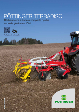 Disc-zinc harrow Pöttinger Terradisc 4001