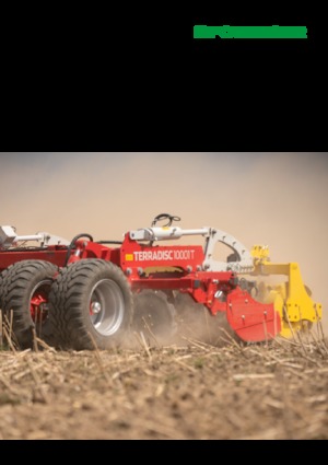 Disc-zinc harrow Pöttinger Terradisc 10001 T