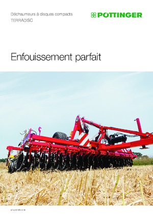Disc-zinc harrow Pöttinger Terradisc 10001 T