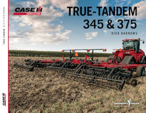 Disk çinko tırmığı Case IH True-Tandem 375 28