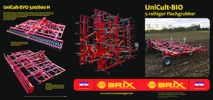 Disc-zinc harrow Brix UniCult BIO 700 H