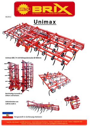 Disc-zinc harrow Brix Unimax 500 H