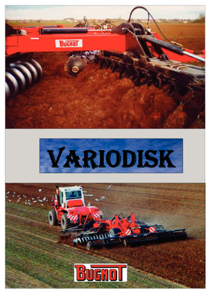 Disk çinko tırmığı Bugnot Variodisk 230-52