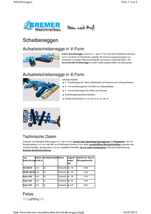 Disk çinko tırmığı Bremer Xylon 400