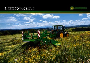 Trailed mowers disc with conditioner John Deere 830