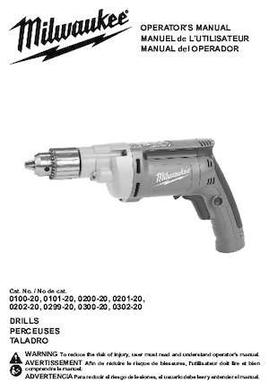 Drills & Screw Drivers Milwaukee 0201-20