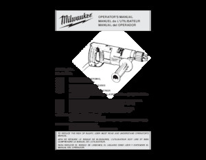 Matkaplar ve Tornavidalar Milwaukee 1007-1