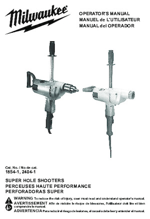 Matkaplar ve Tornavidalar Milwaukee 2404-1