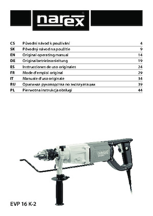 Matkaplar ve Tornavidalar Narex EVP 16 K-2