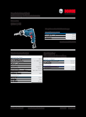 Drills & Screw Drivers Bosch GBM 6 RE