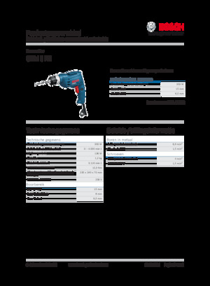 Drills & Screw Drivers Bosch GBM 6 RE