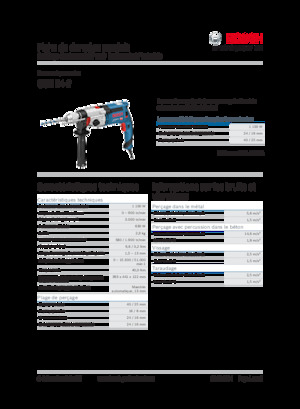 Matkaplar ve Tornavidalar Bosch GSB 24-2