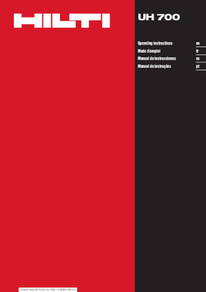 Drills & Screw Drivers Hilti UH 700