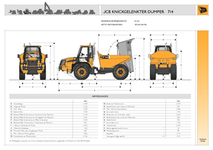 Mafsallı damperli kamyonlar JCB 714
