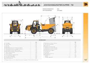 Articulated Dump Trucks JCB 718