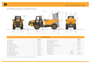 Articulated Dump Trucks JCB 718