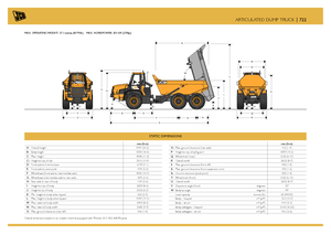 Articulated Dump Trucks JCB 722
