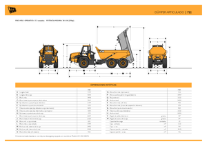 Articulated Dump Trucks JCB 722