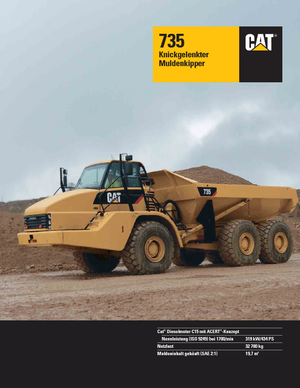 Articulated Dump Trucks Caterpillar 735B