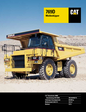 Rigid Dump Trucks Caterpillar 769 D