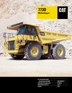 Rigid Dump Trucks Caterpillar 773 D
