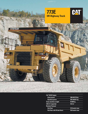 Rigid Dump Trucks Caterpillar 773 E
