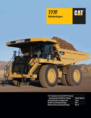 Rigid Dump Trucks Caterpillar 777F