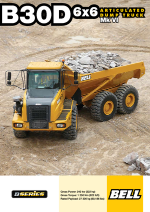 Articulated Dump Trucks Bell B 30 D