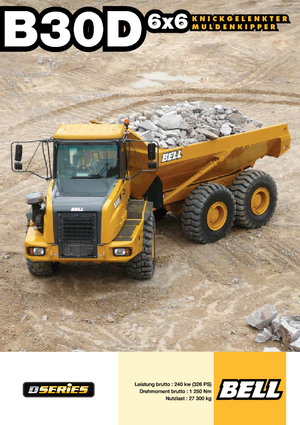 Articulated Dump Trucks Bell B 30 D