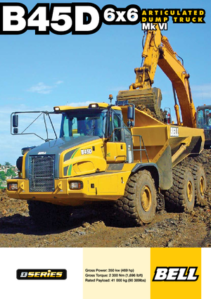 Articulated Dump Trucks Bell B 45 D
