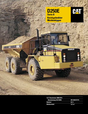 Articulated Dump Trucks Caterpillar D 250 E