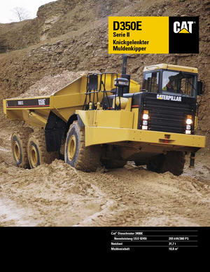 Articulated Dump Trucks Caterpillar D 350 E