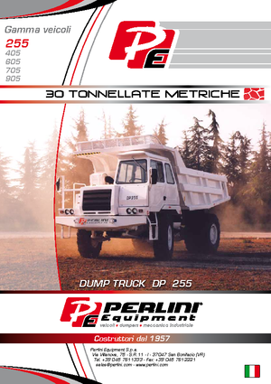 Rigid Dump Trucks Perlini DP 255