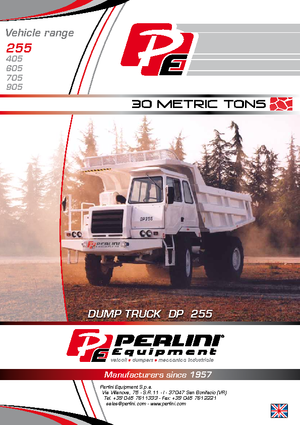 Rigid Dump Trucks Perlini DP 255